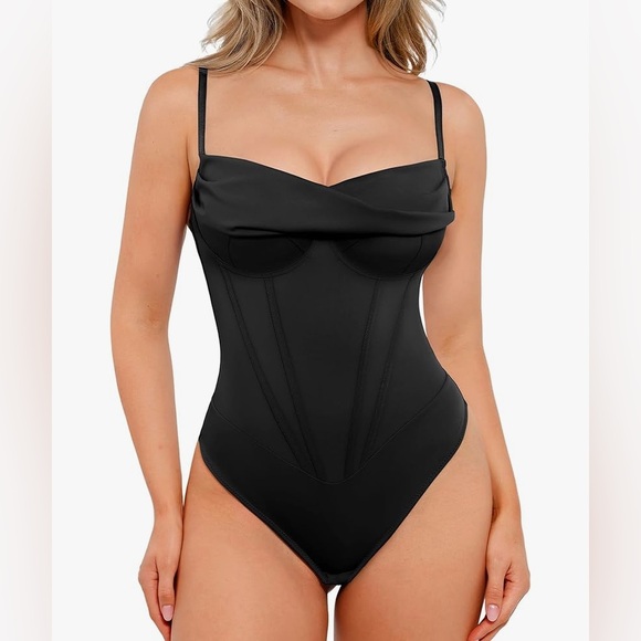 Popilush Other - Popilush Women’s Corset Thong Bodysuit- Size L- BNWT